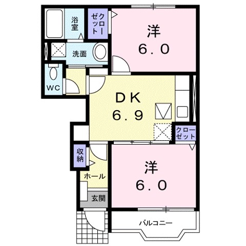 フローリッシュ　ガーデンⅡ 間取り図