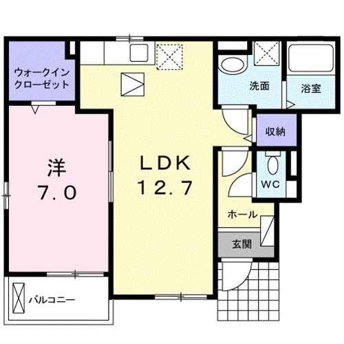 コータ・コート　Ｇ 間取り図