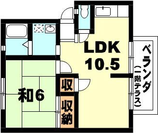 サンシティ平井A棟 間取り図