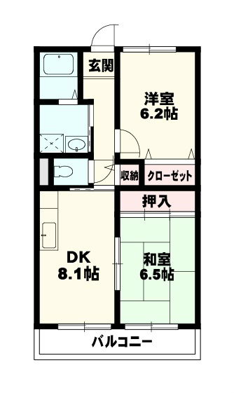 SUN_SHINE南草津 204号室 間取り