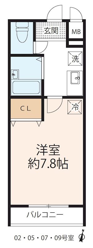 プランドール 間取り図