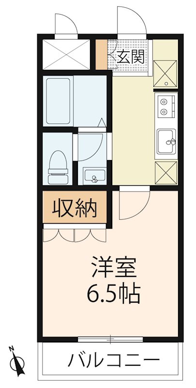 キャンディ・ポット 間取り図