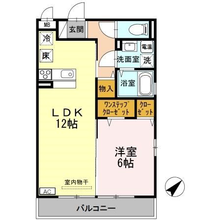 サンセッテ２１ 101号室 間取り