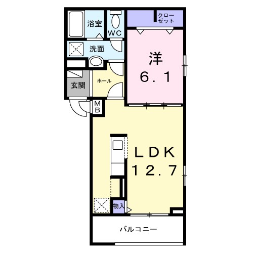 大江５丁目アパート 302号室 間取り