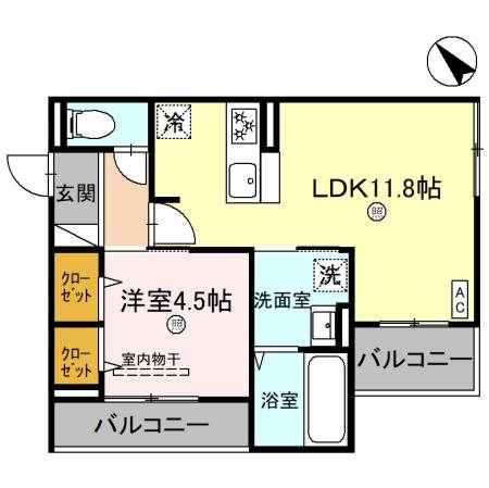 シェノン栗東 間取り