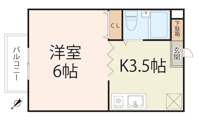 サテンドール 203号室 外観