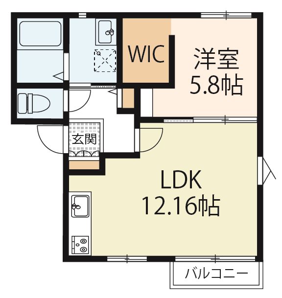 ハイツメルヘン 間取り図