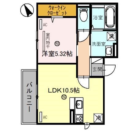 セレッソ 301号室 間取り