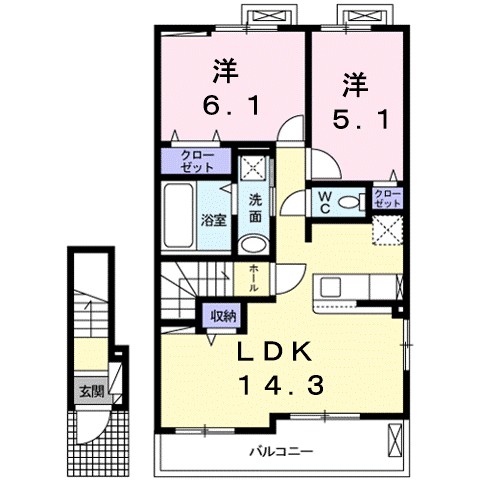 シューネスリヒト 間取り図