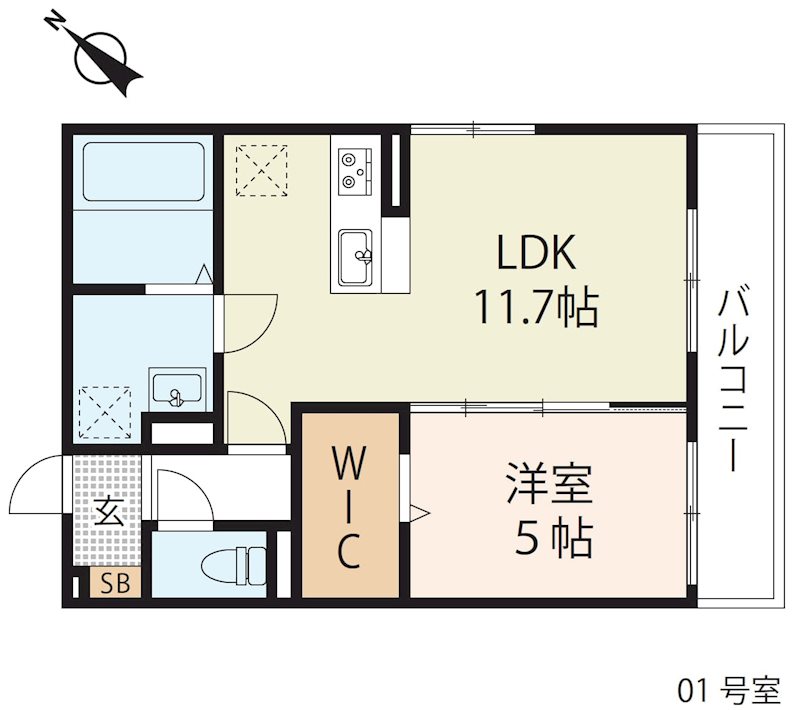 アリア守山 間取り図