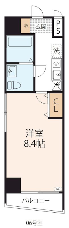 ソレイユ豊－1 間取り図