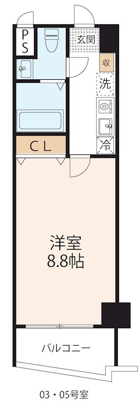 ソレイユ豊－1 間取り図