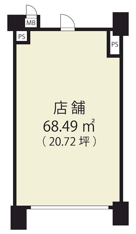 アメニティ南草津Ⅳ　テナント 106号室 間取り