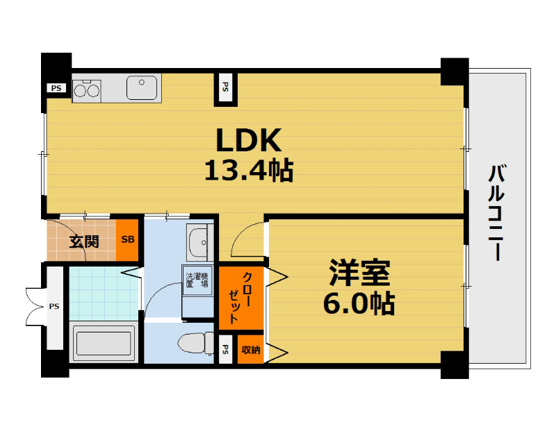 ミシガンハウス浜大津 間取り図