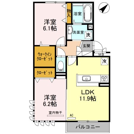 マーベル　コンフォート 間取り図