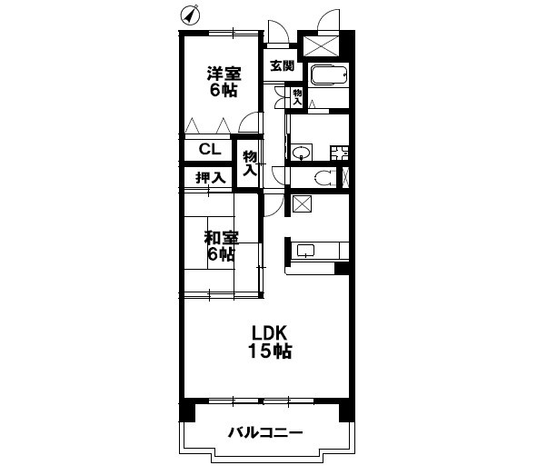 グランボナール 間取り図