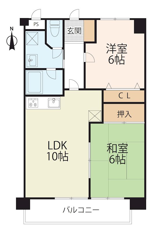 エミナール南草津 間取り図