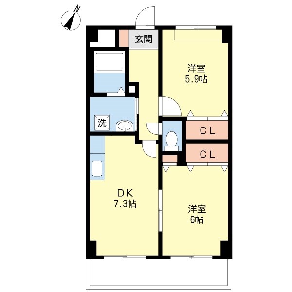 フォレストコート 間取り図