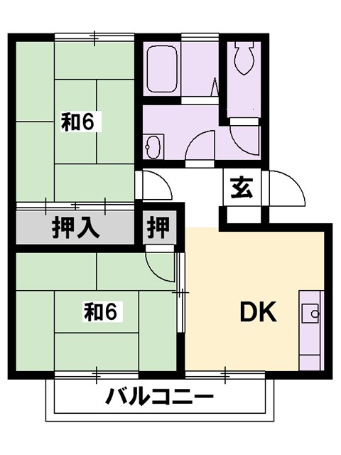 志賀ハイツ 間取り図