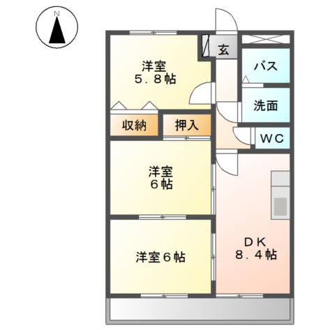 コンフォート 間取り図