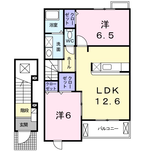 レーベンバンブーⅢ 間取り図