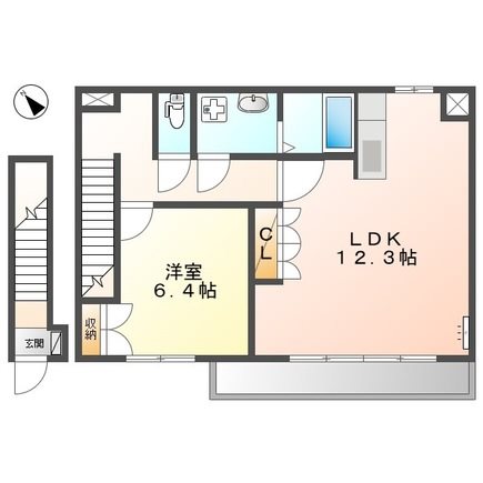 フォルティア栗東 間取り図