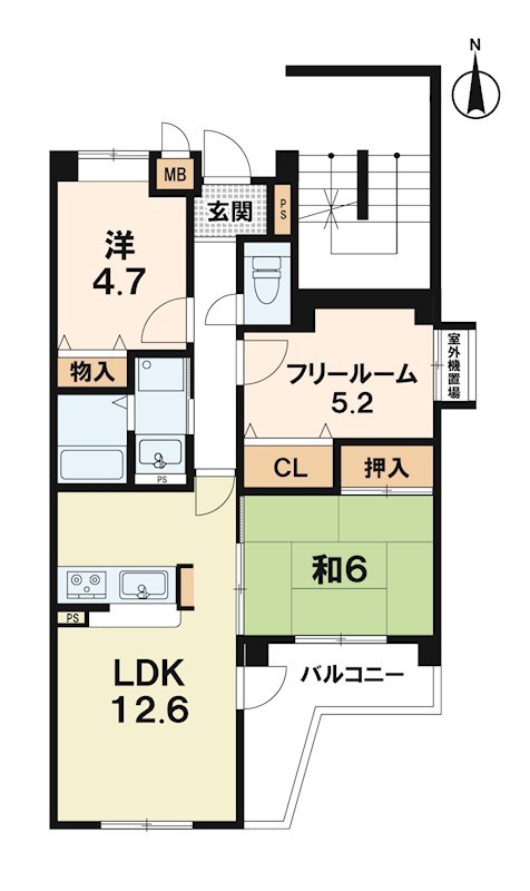 グランベリー唐崎 間取り図