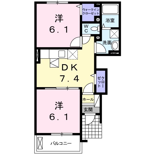 コラールＪ・Ⅰ 間取り図