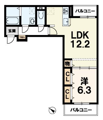 アマルフィ近江八幡出町    間取り図