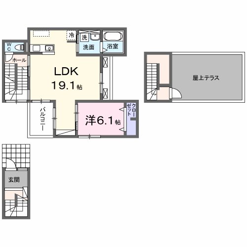 メル　ヴァンベール   間取り図