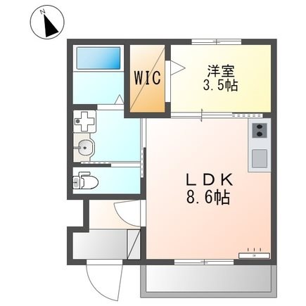 （仮）草津市上笠1丁目新築アパート 間取り図