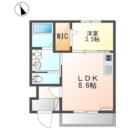 （仮）草津市上笠1丁目新築アパート 間取り図