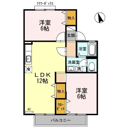 サニーフィールドⅡ 間取り図