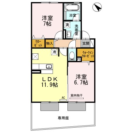 カーサ　グランデ 間取り図