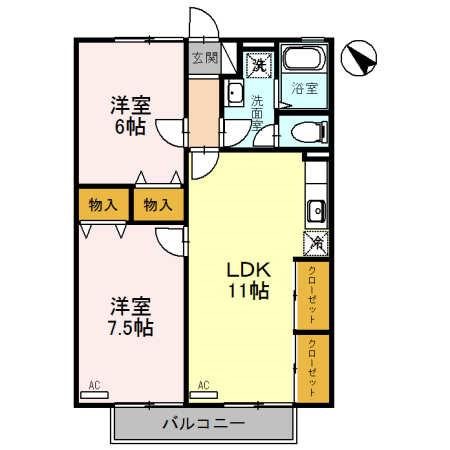 ハイツ・パル 間取り図