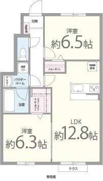 メゾン ド カンパーニュ 間取り図