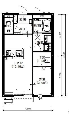 トランクライン　エイト  間取り図