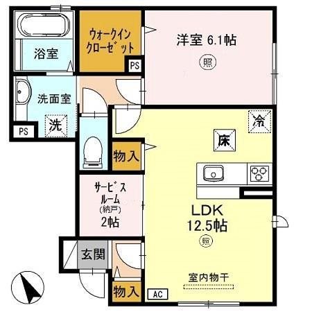 ｖｉｌｌａ 高畔（ヴィラタカデ）   間取り図