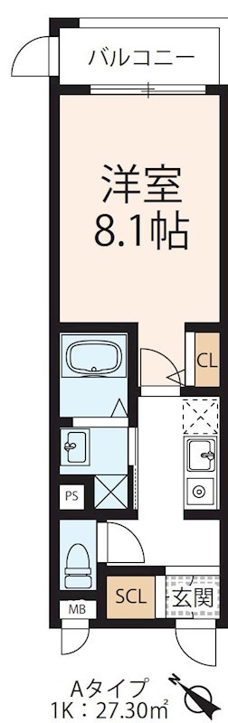 アヴァンセ瀬田 間取り図