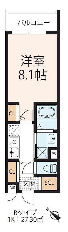 アヴァンセ瀬田 間取り図