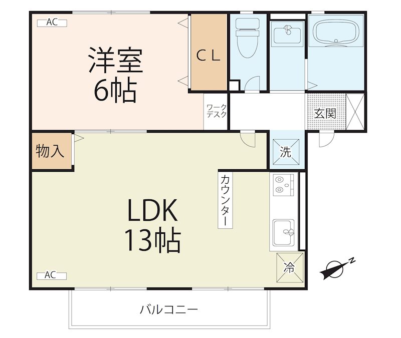 ピシックＫⅡ 間取り図