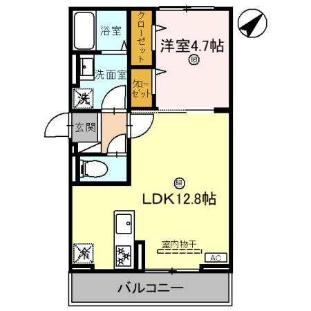 サイドヴェルデ守山 間取り図