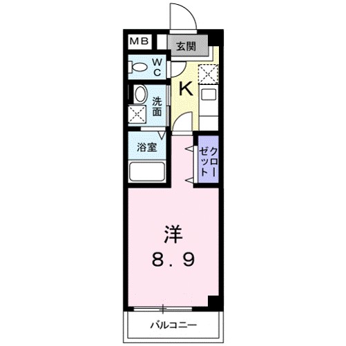 ボヌール　Ｓ 間取り図