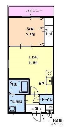 フジパレス　クレアトゥール正覚寺　Ⅱ番館 間取り
