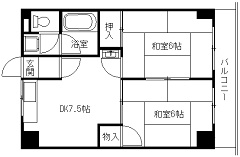 ドゥエル志紀　 間取り