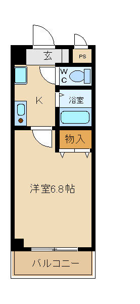 西山本ハイツ 間取り