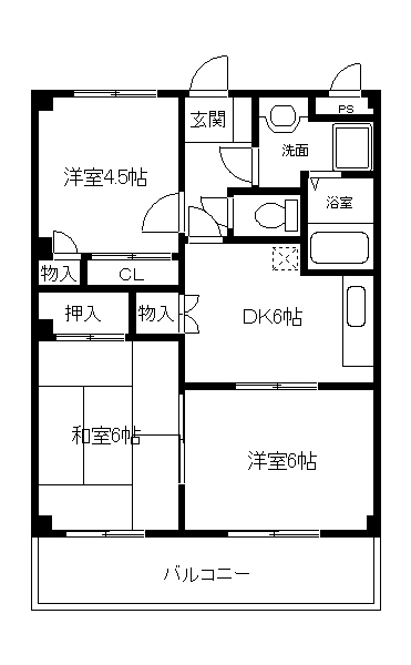 エクシヴィアベニュー 間取り