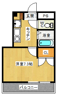 北本町プラザⅡ 間取り