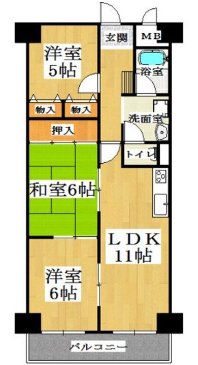 サンメゾン  間取り