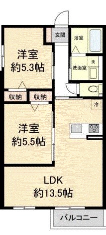 ファヴォリート志紀南 間取り